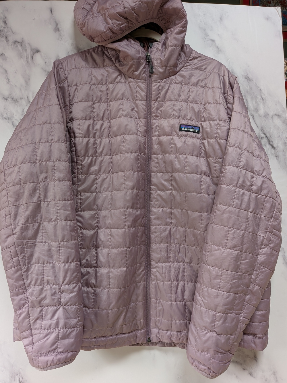 Patagonia Nano Puff Hoody XXL Mauve Purple Gorpcore Outdoor Jacket